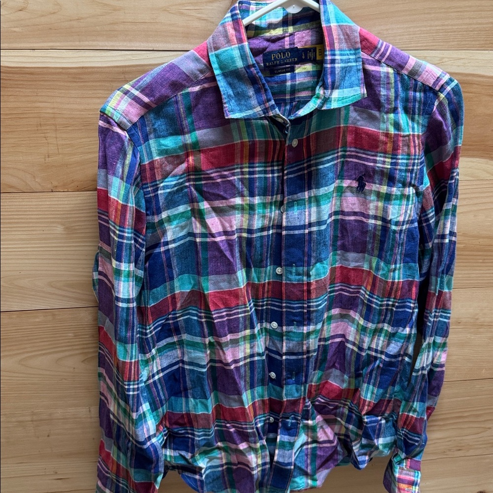 Ralph Lauren Colorful Plaid Shirt